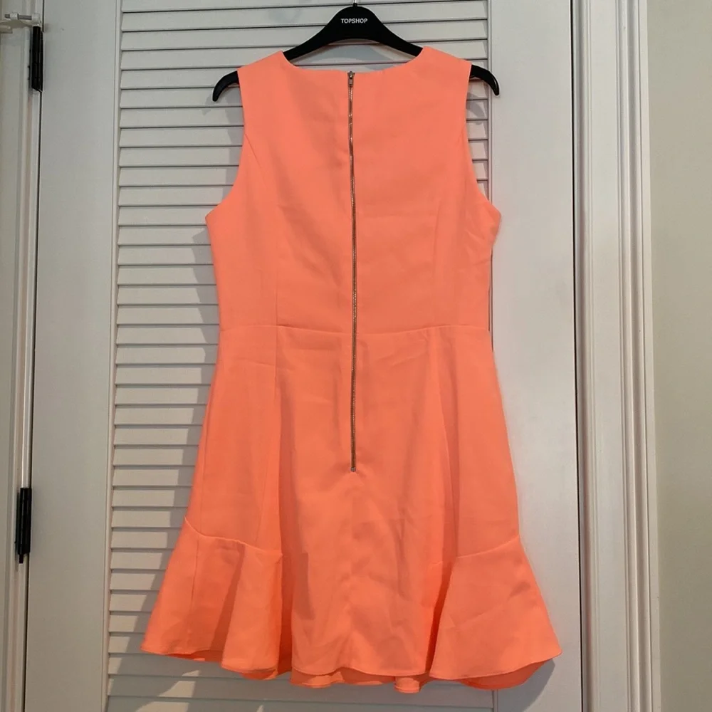 Fabulous color! Zip back detail. UK bought Topshop dress. Great condition! - Picture 3 of 3